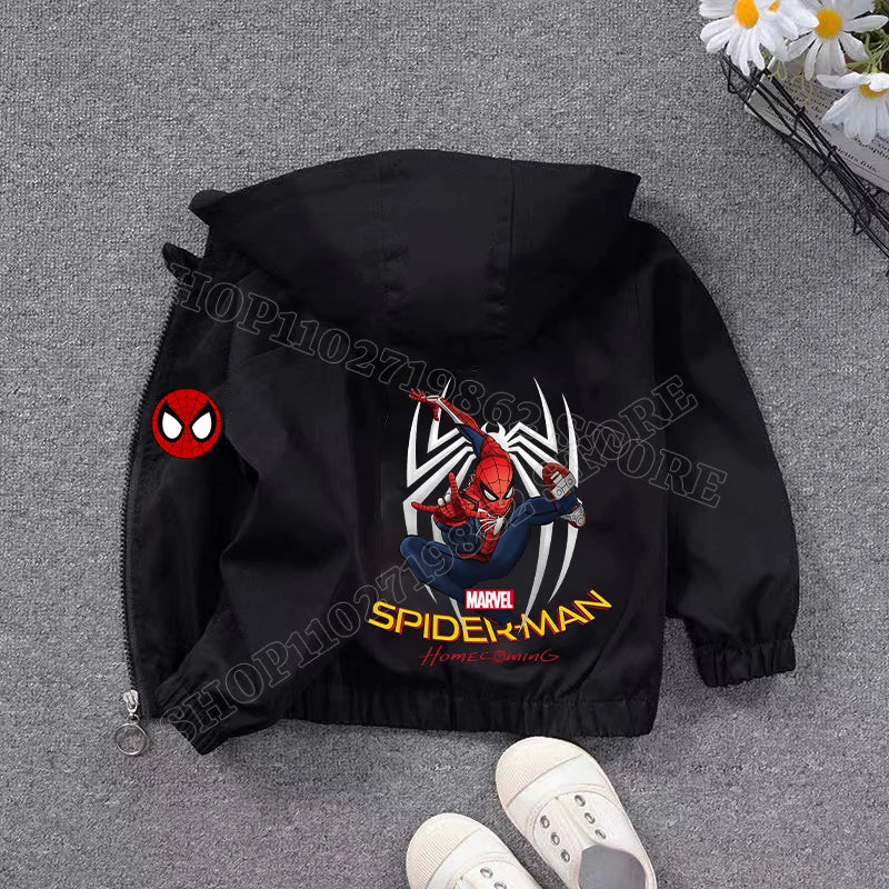 Veste Spider-Man Coupe Vent pour Enfant
