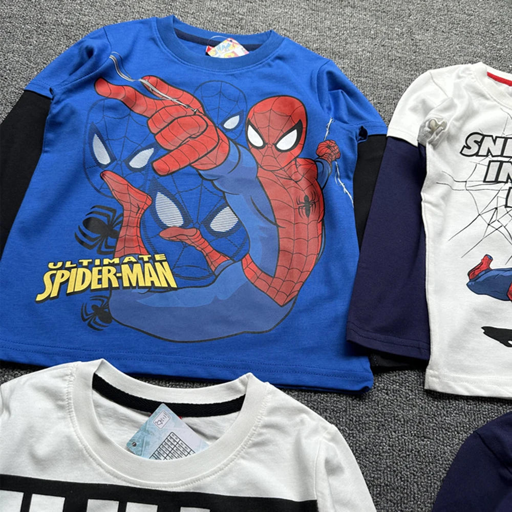 T-Shirt Spider-Man Manche Longue pour Enfant Graphique
