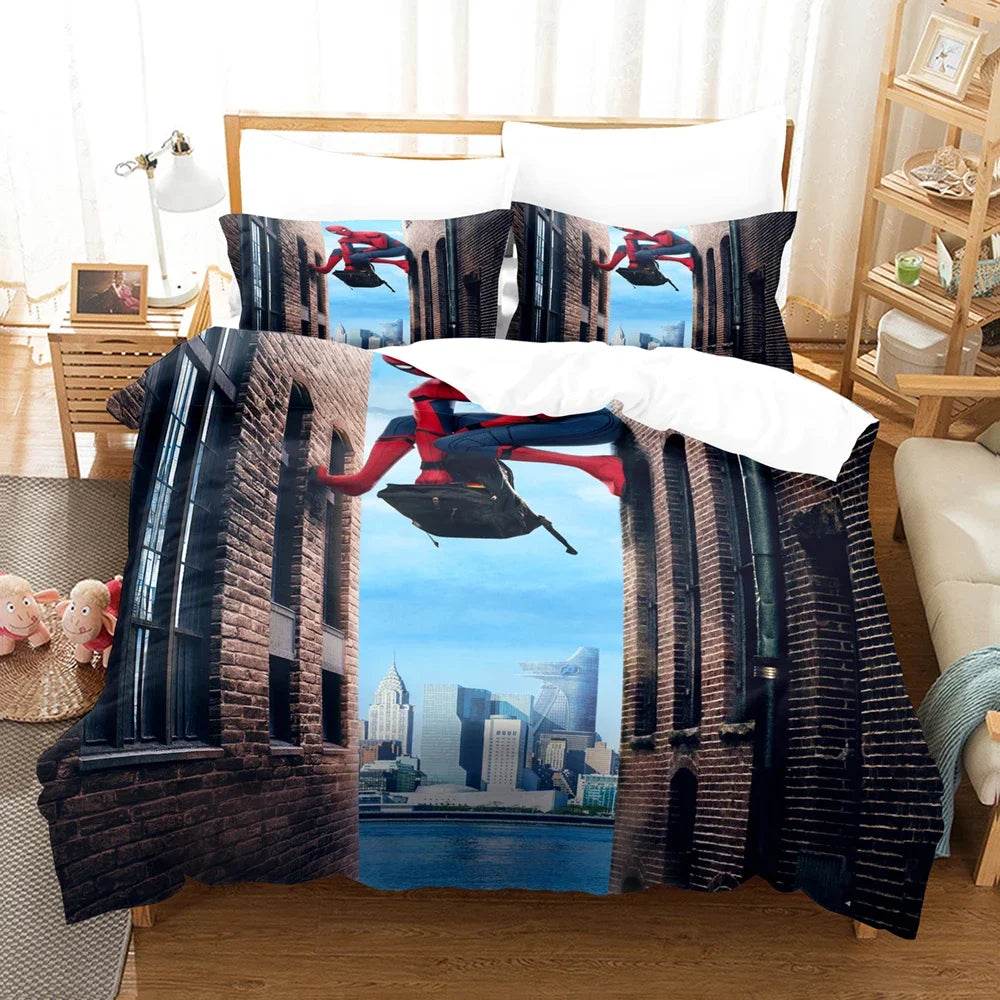 Housse de Couette Spider-Man avec Taie D'oreiller