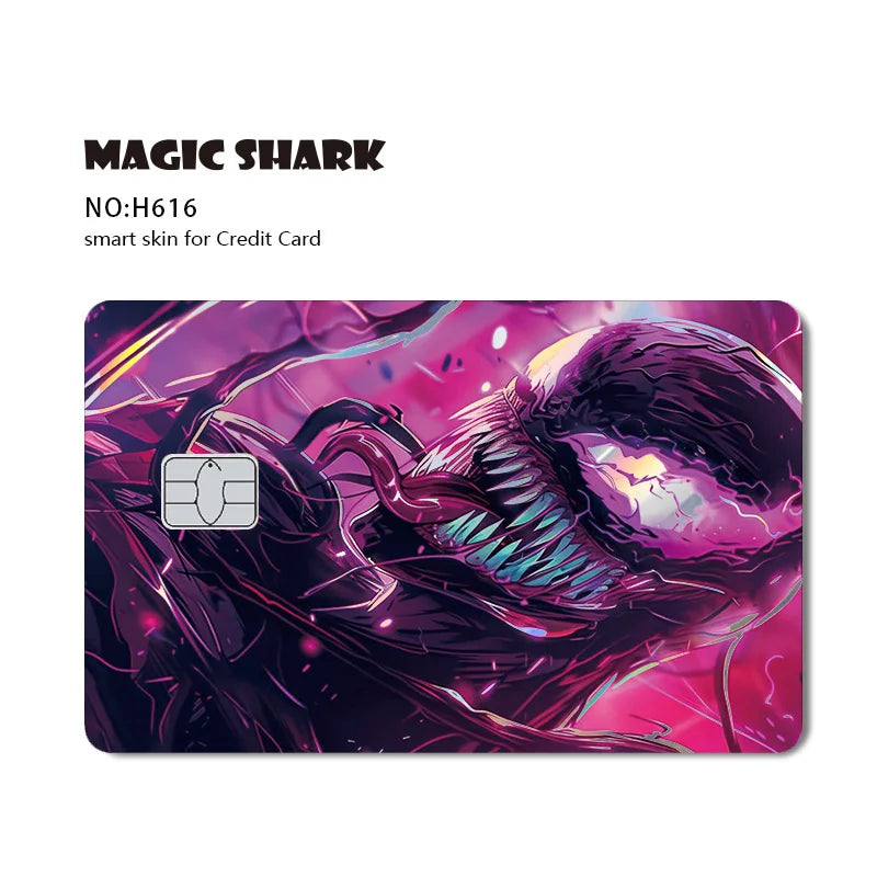Autocollant de Carte Bancaire Spider-Man et Symbiote