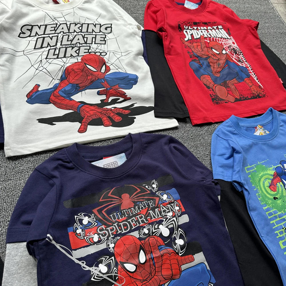 T-Shirt Spider-Man Manche Longue pour Enfant Peter Parker