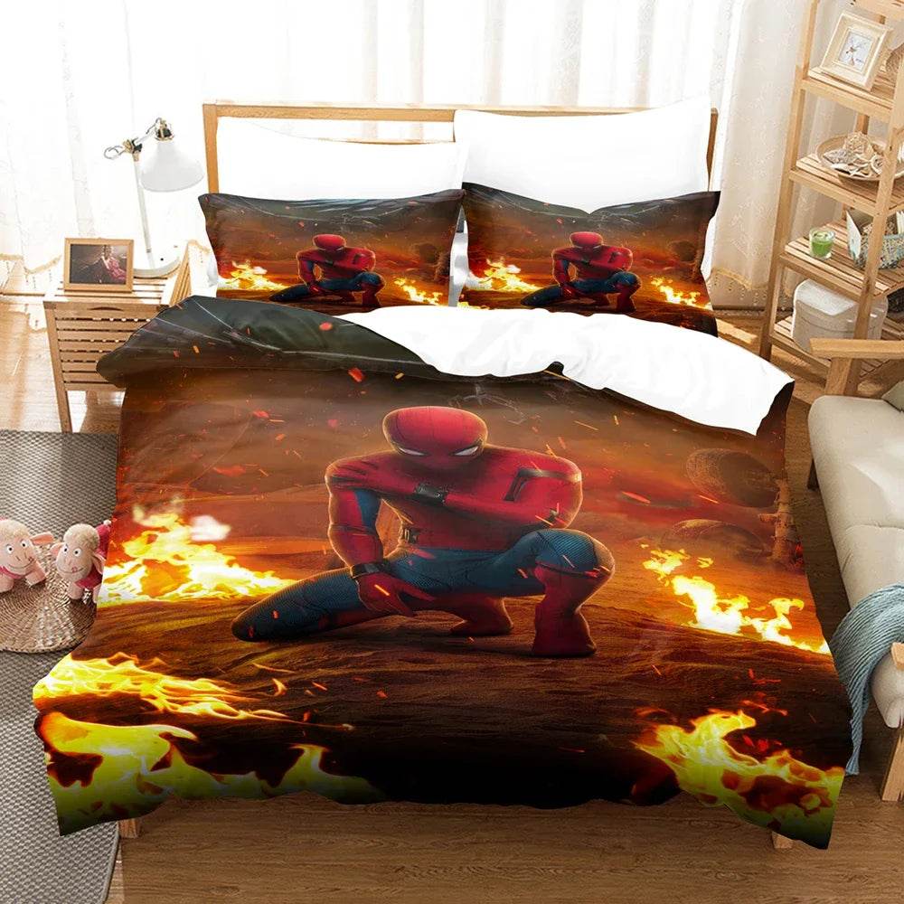 Housse de Couette Spider-Man avec Taie D'oreiller