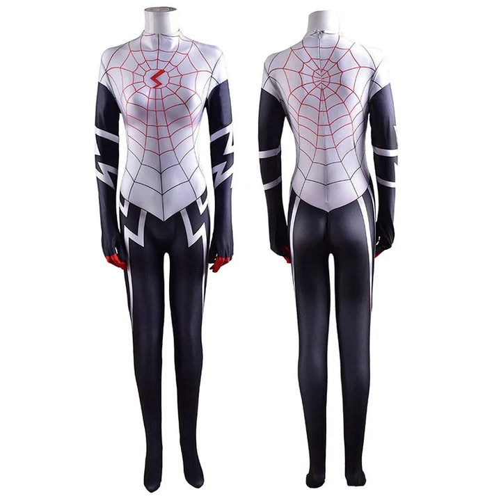 Déguisement Spider-Man Silk Noir et Blanc pour Femme