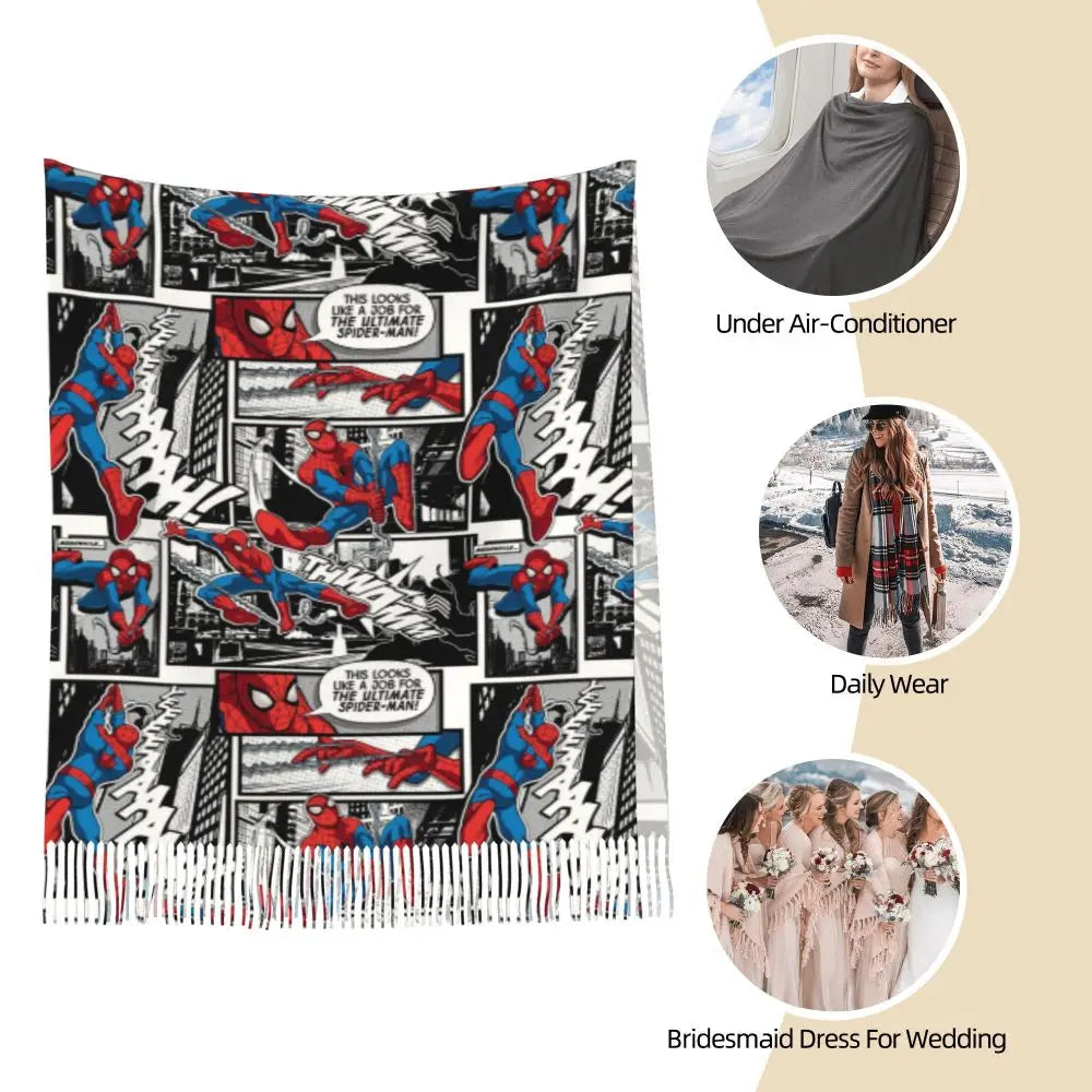 Châle Spider-Man Bande Dessinée