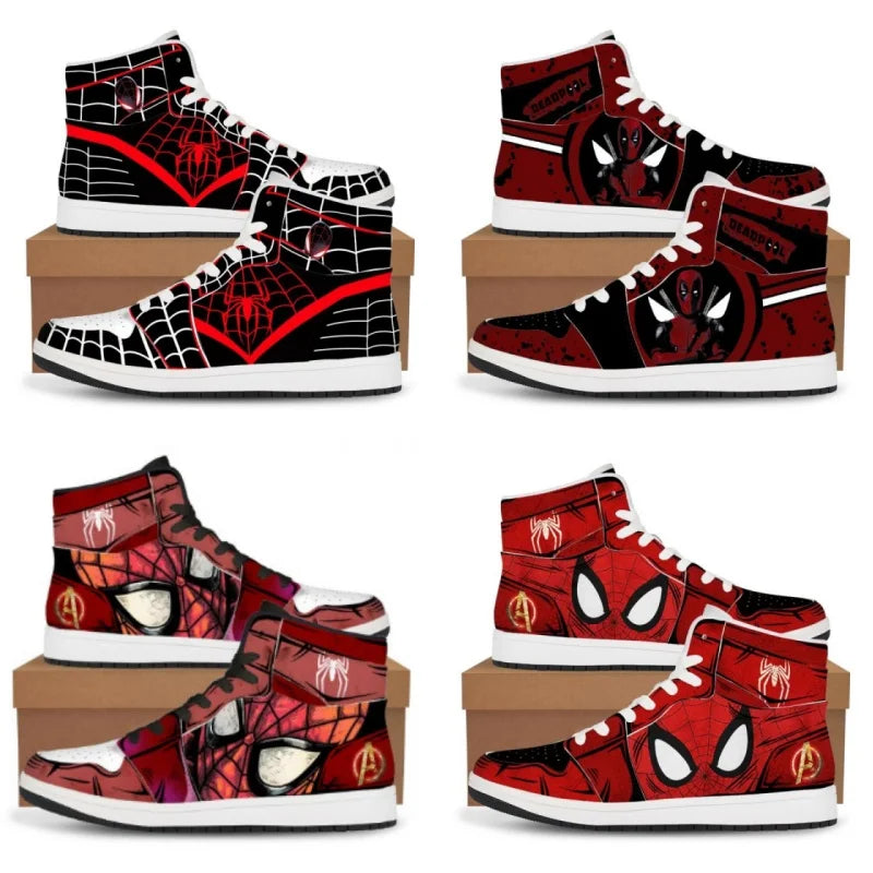 Basket Montante Spider-Man - Effet Tag