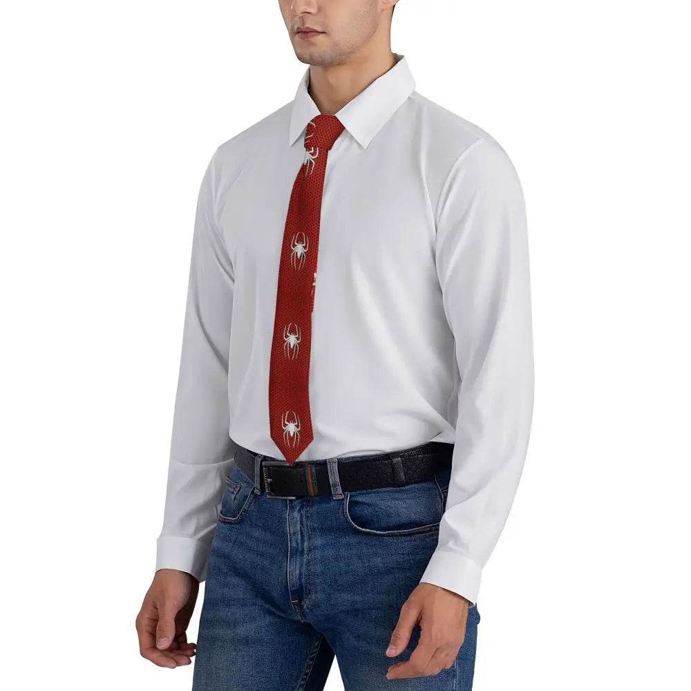 Cravate Spider-Man Logo Araignée