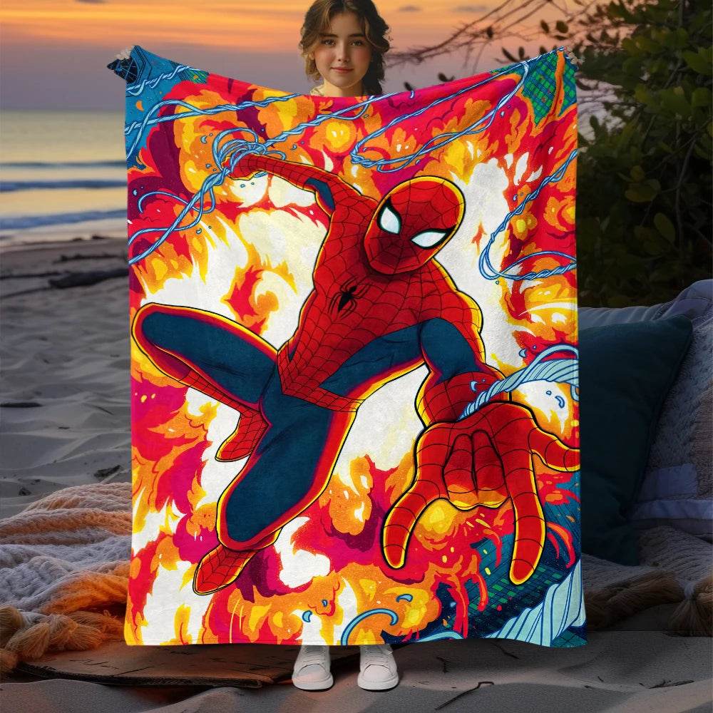 Couverture Plaid Spider-Man - Spiderpunk