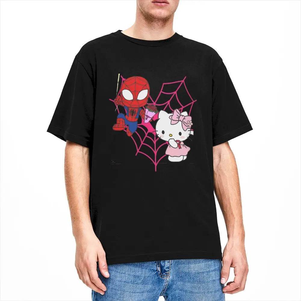 T-Shirt Spider-Man et Hello Kitty