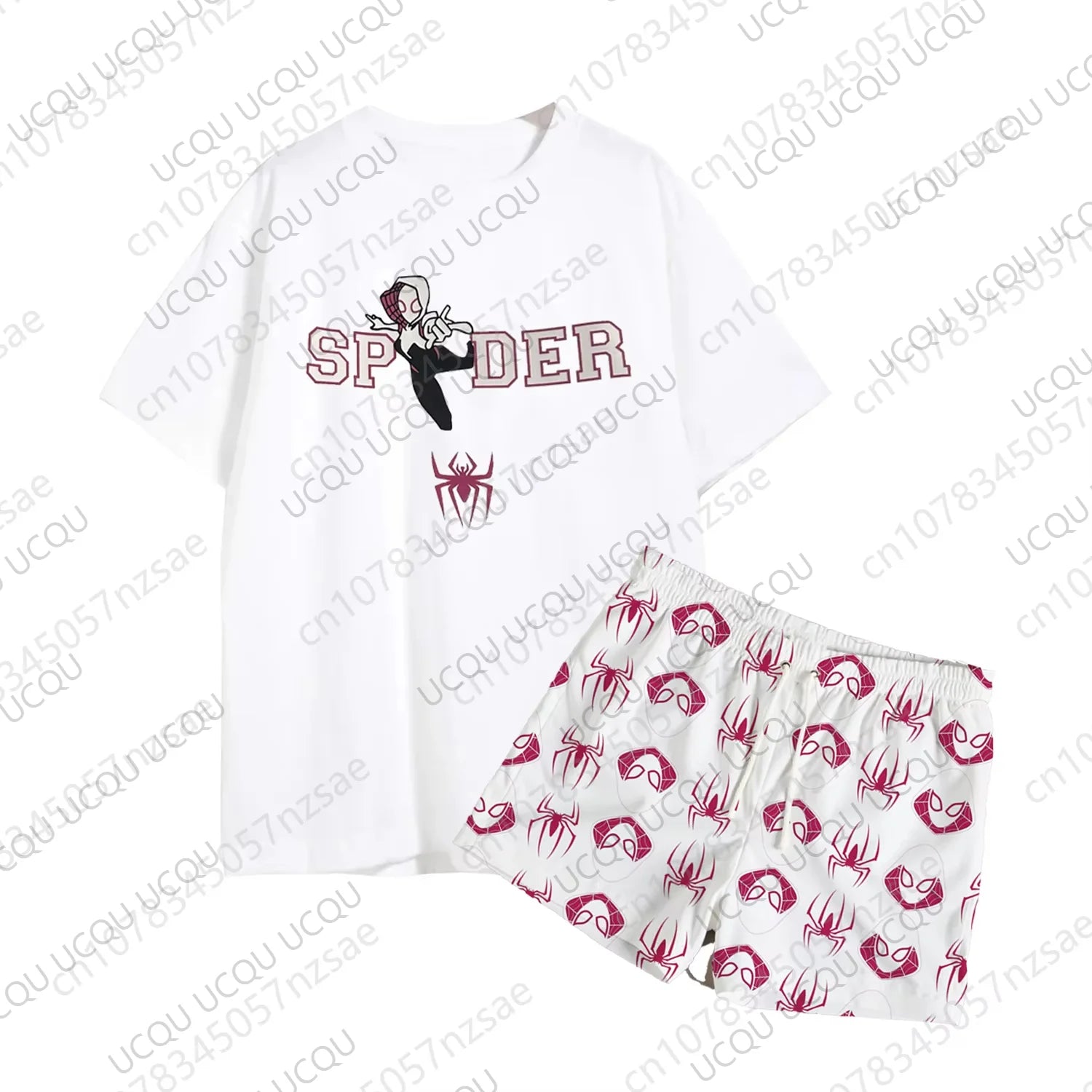 Ensemble Pyjama d'été Spider-Man pour Couple