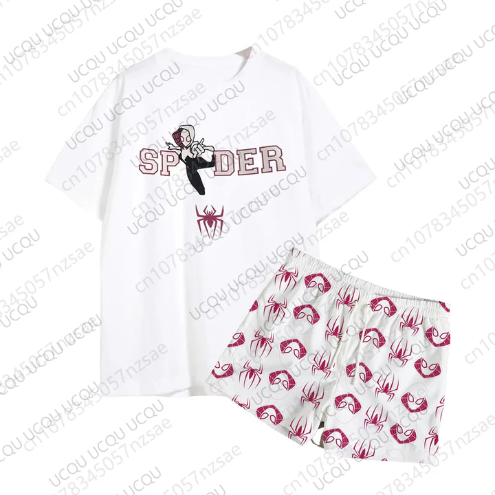 Ensemble Pyjama d'été Spider-Man pour Couple