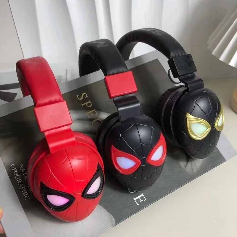 Casque Audio Bluetooth Spider-Man à LED