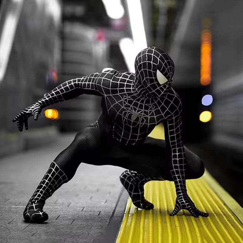 Déguisement Spider-Man Noir Adulte