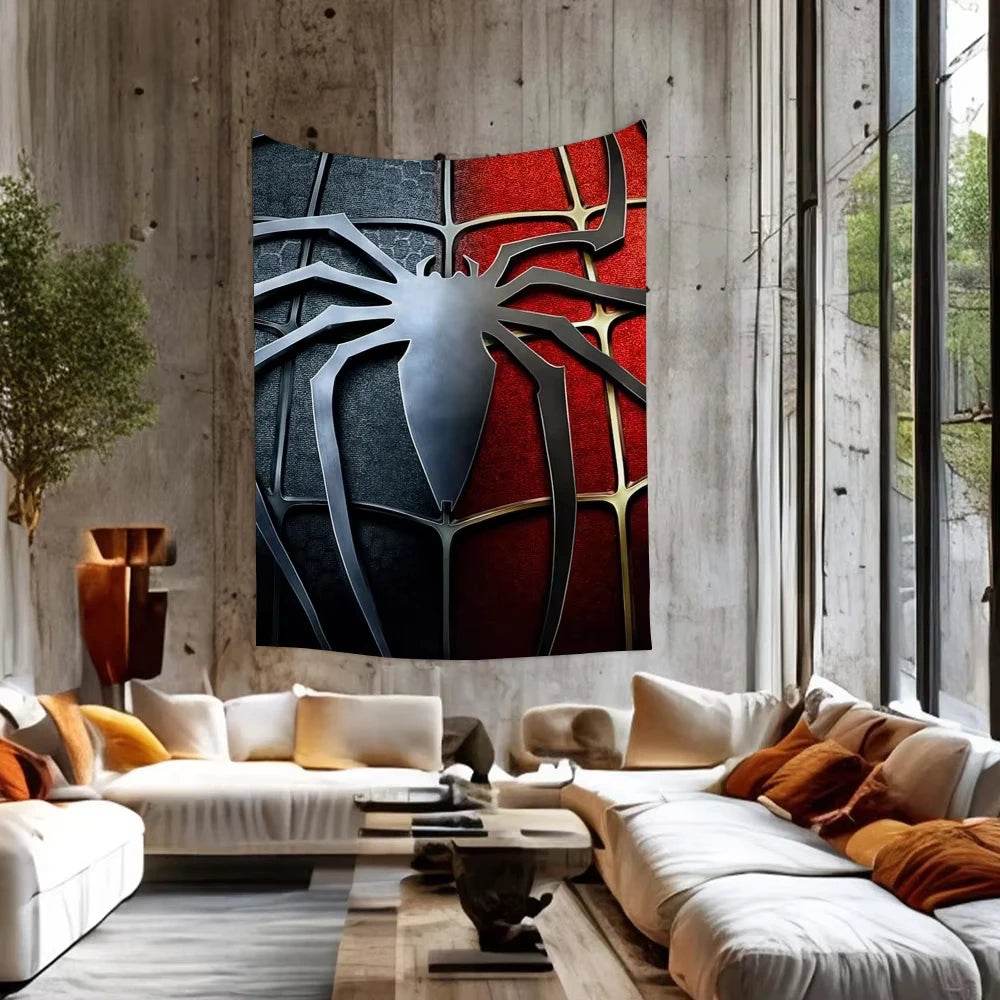 Tapisserie Logo Spider-Man et Symbiote
