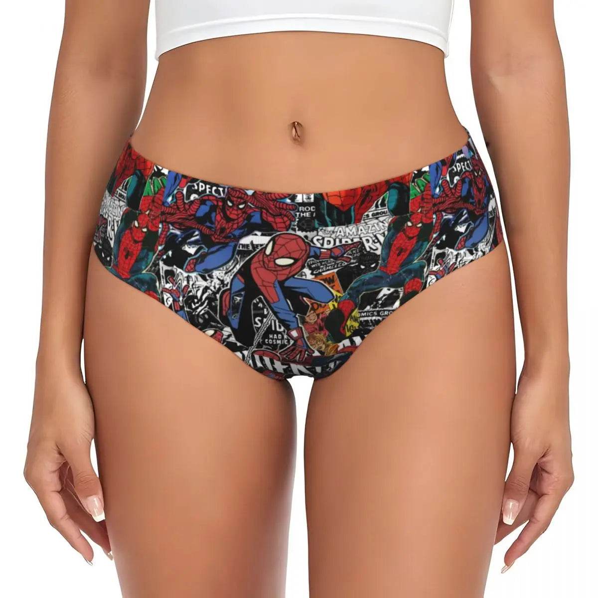 Culotte Spider-Man Noir et Blanc Retro