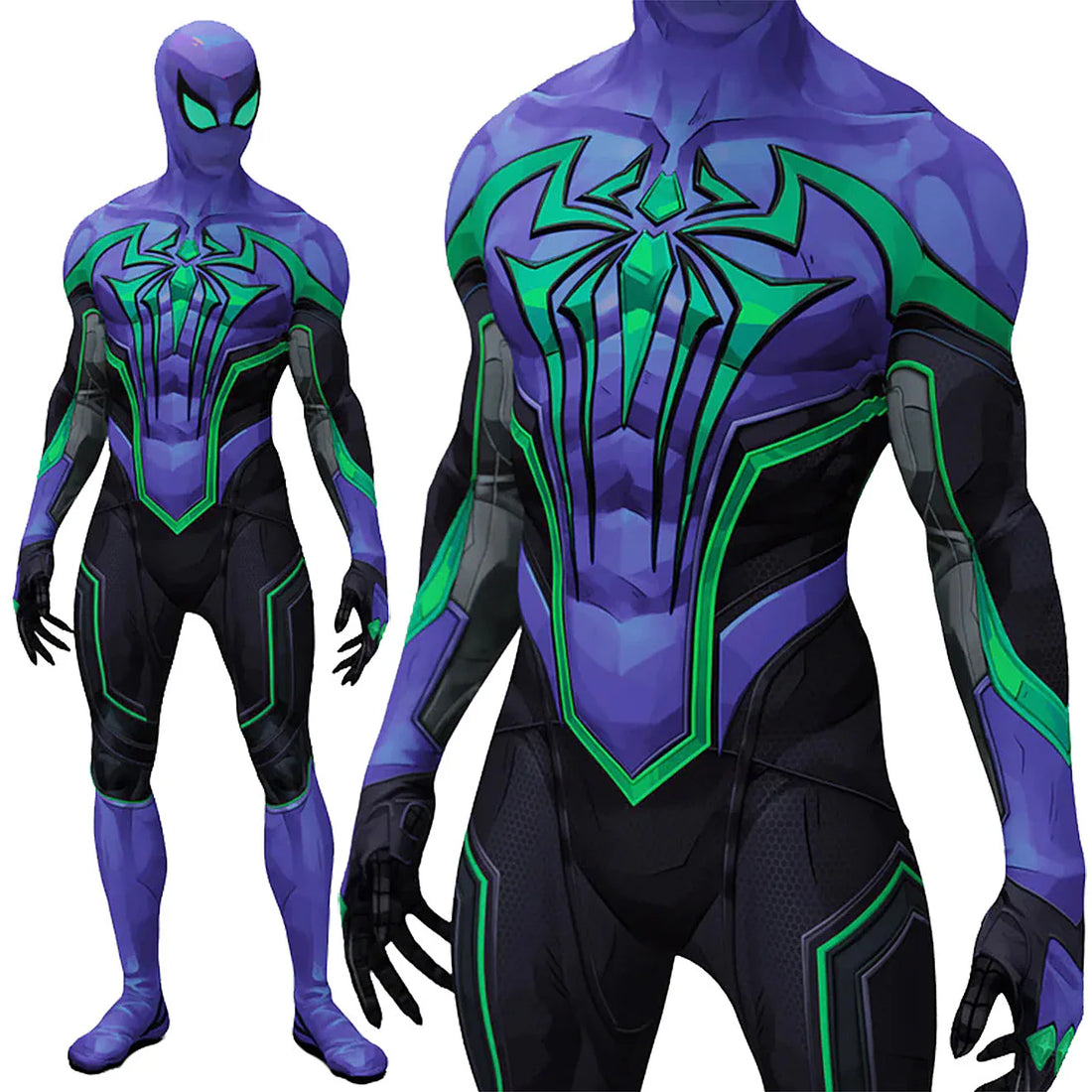 Costume Marvel Rivals Spider-Man Vert