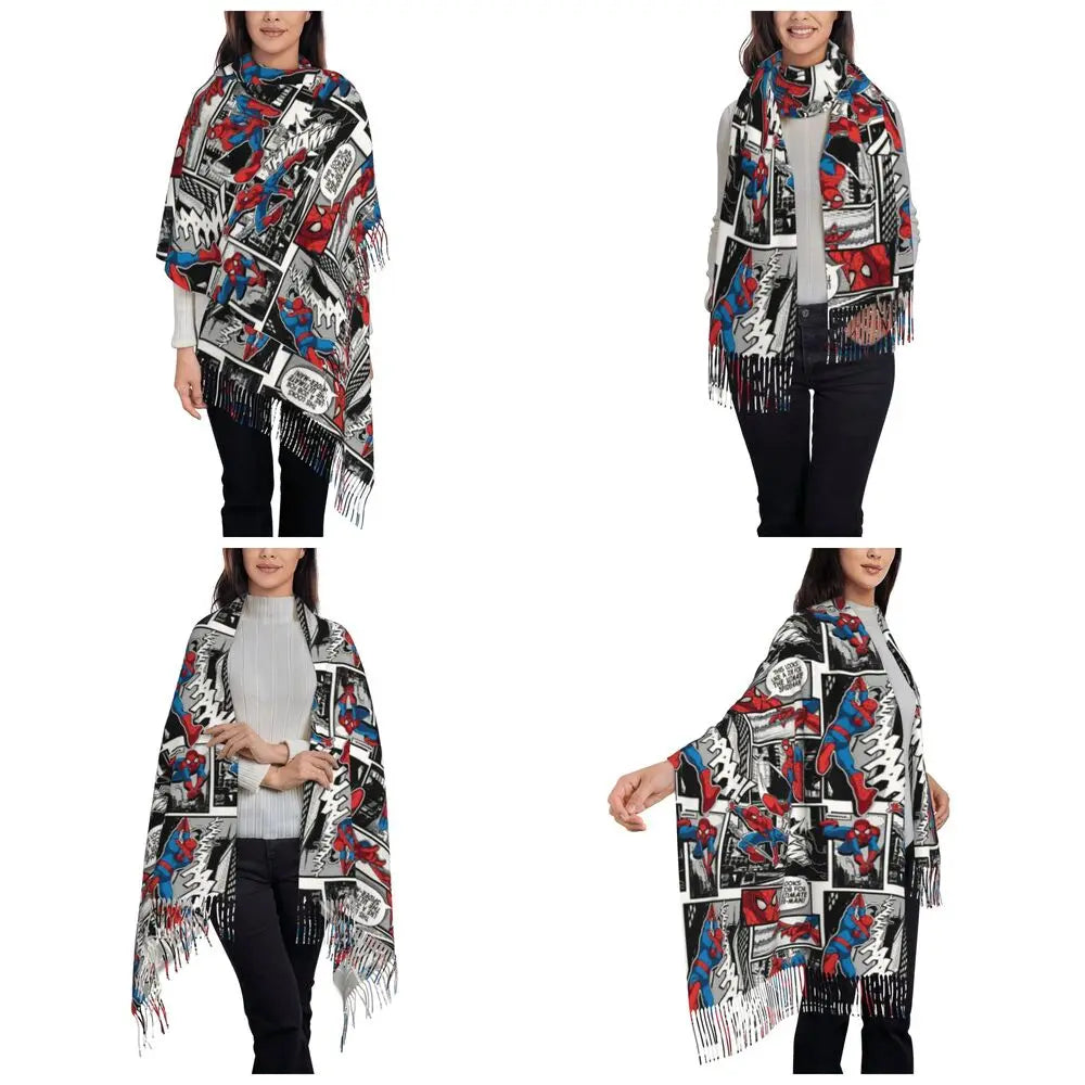 Châle Masque de Spider-Man