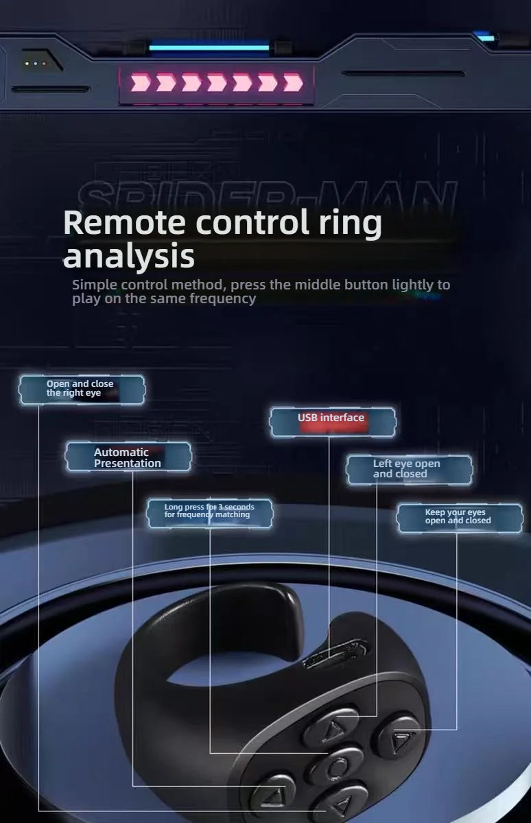 Masque Spider-Man Noir Electronique