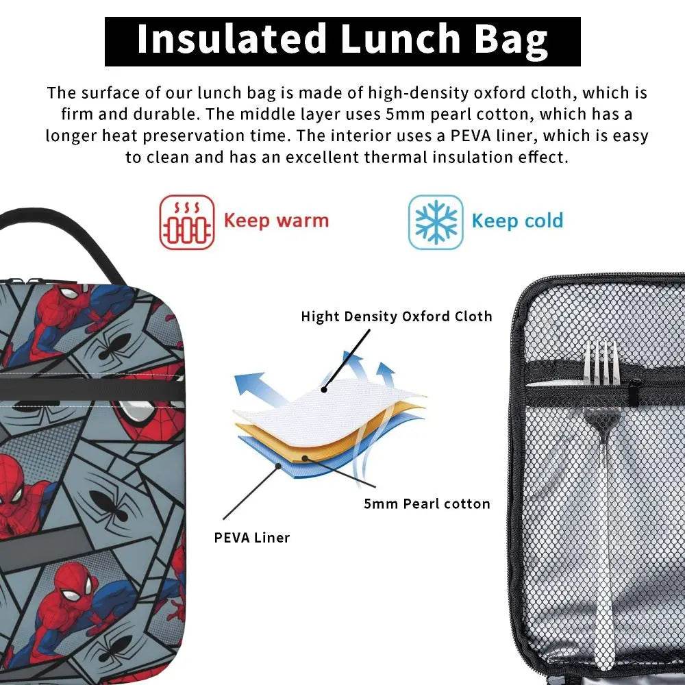Lunch Bag Spider-Man sur une Toile