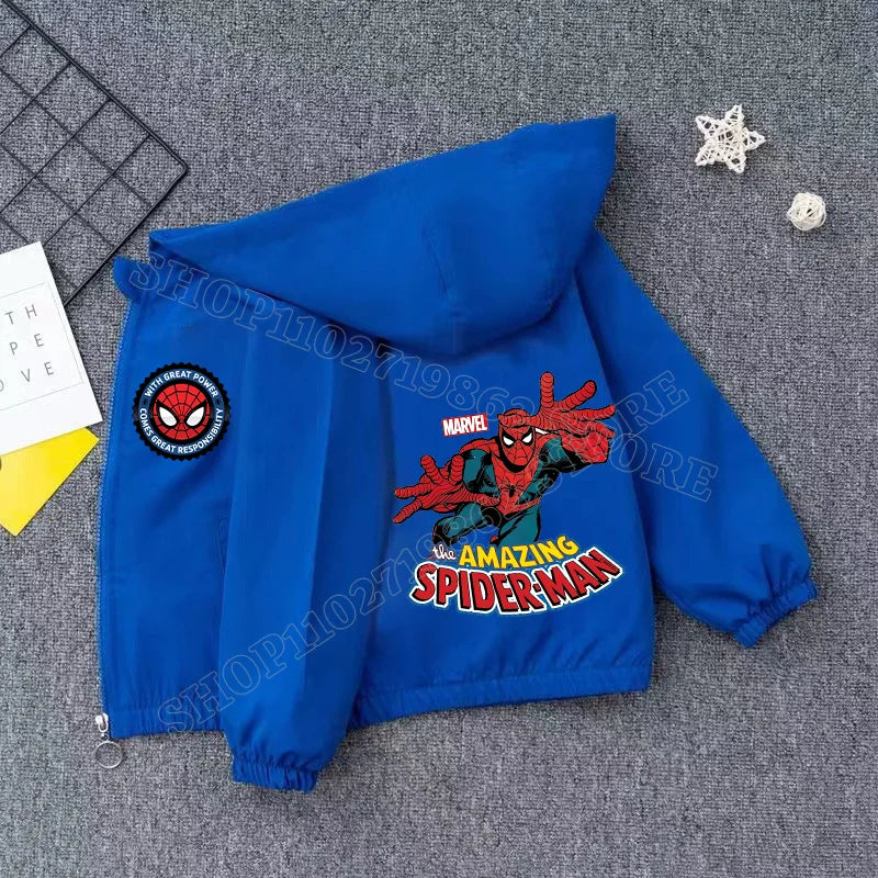 Veste Spider-Man Coupe Vent pour Enfant