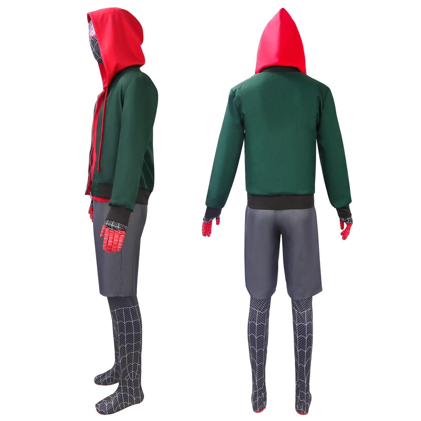 Cosplay Complet Spider-Man - Miles Morales avec Veste & Accessoires