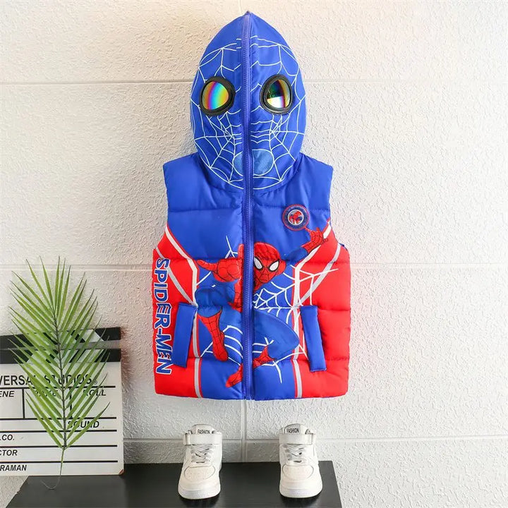 Veste Doudoune Spider-Man sans Manches pour Enfant