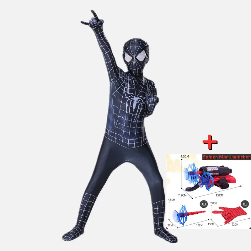 Pack Déguisement Venom Enfant avec Lance Toile
