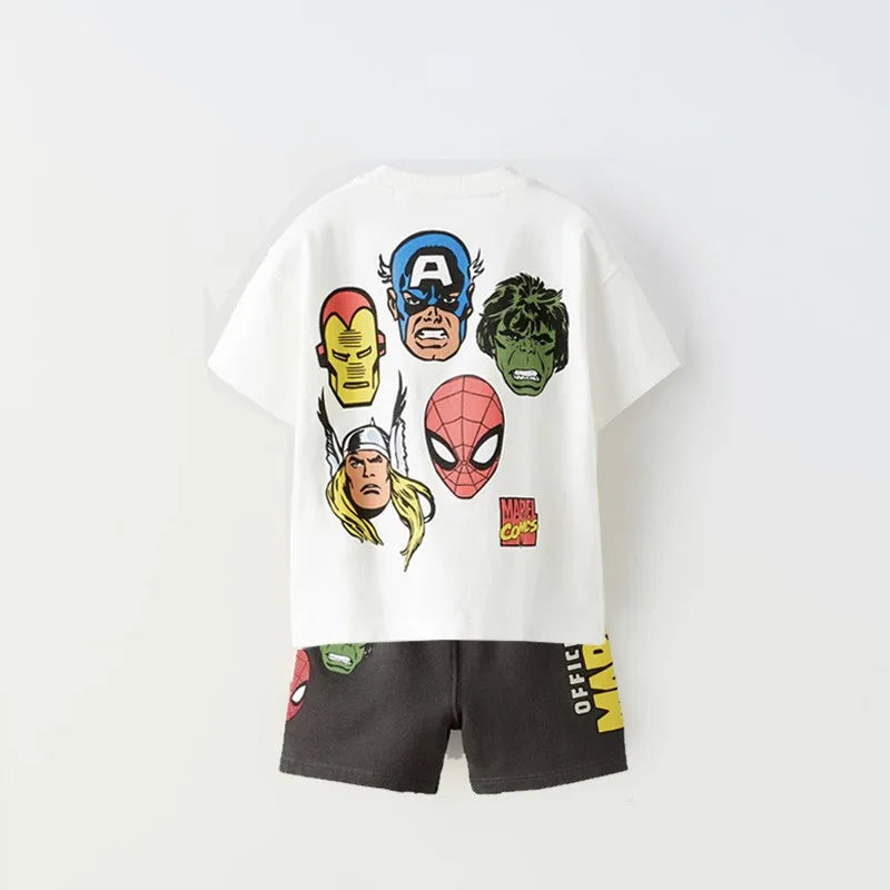 T-Shit Marvel Spider-Man Enfant avec Short