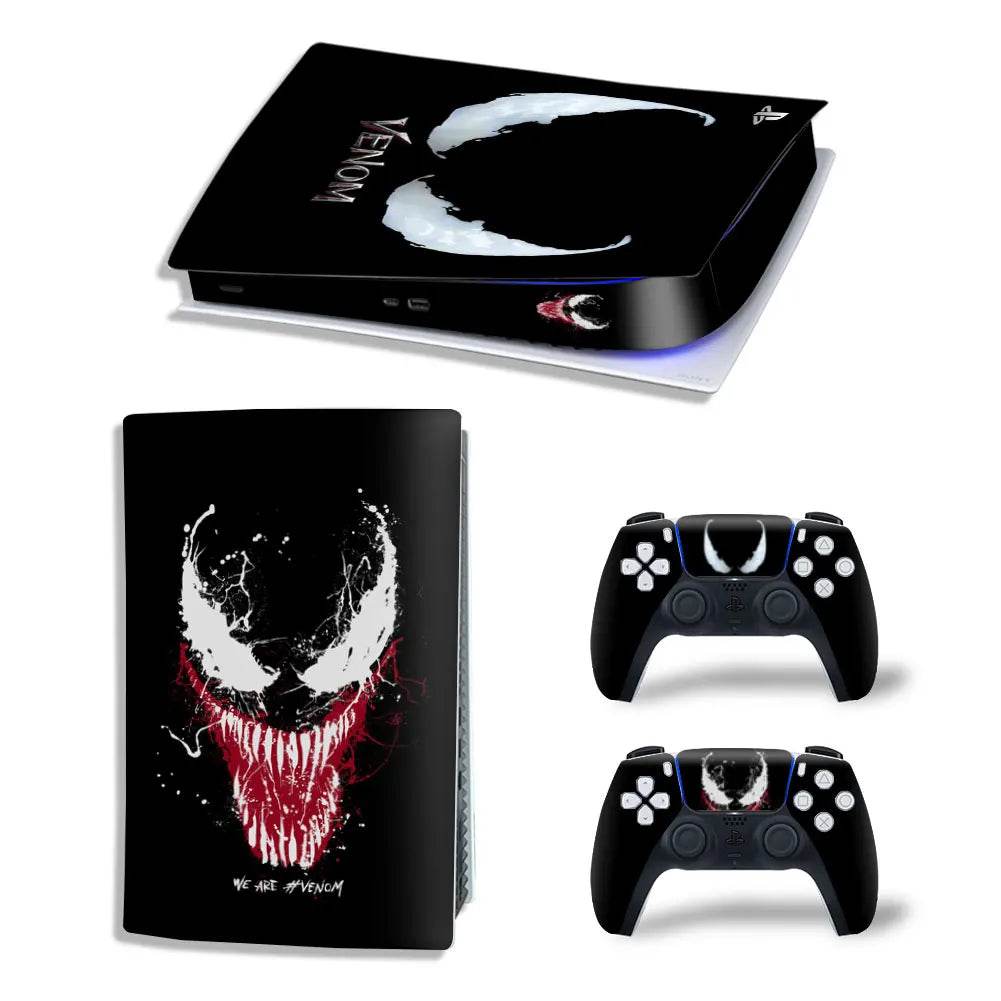 Coque PS5 Spider-Man - Visage de Venom