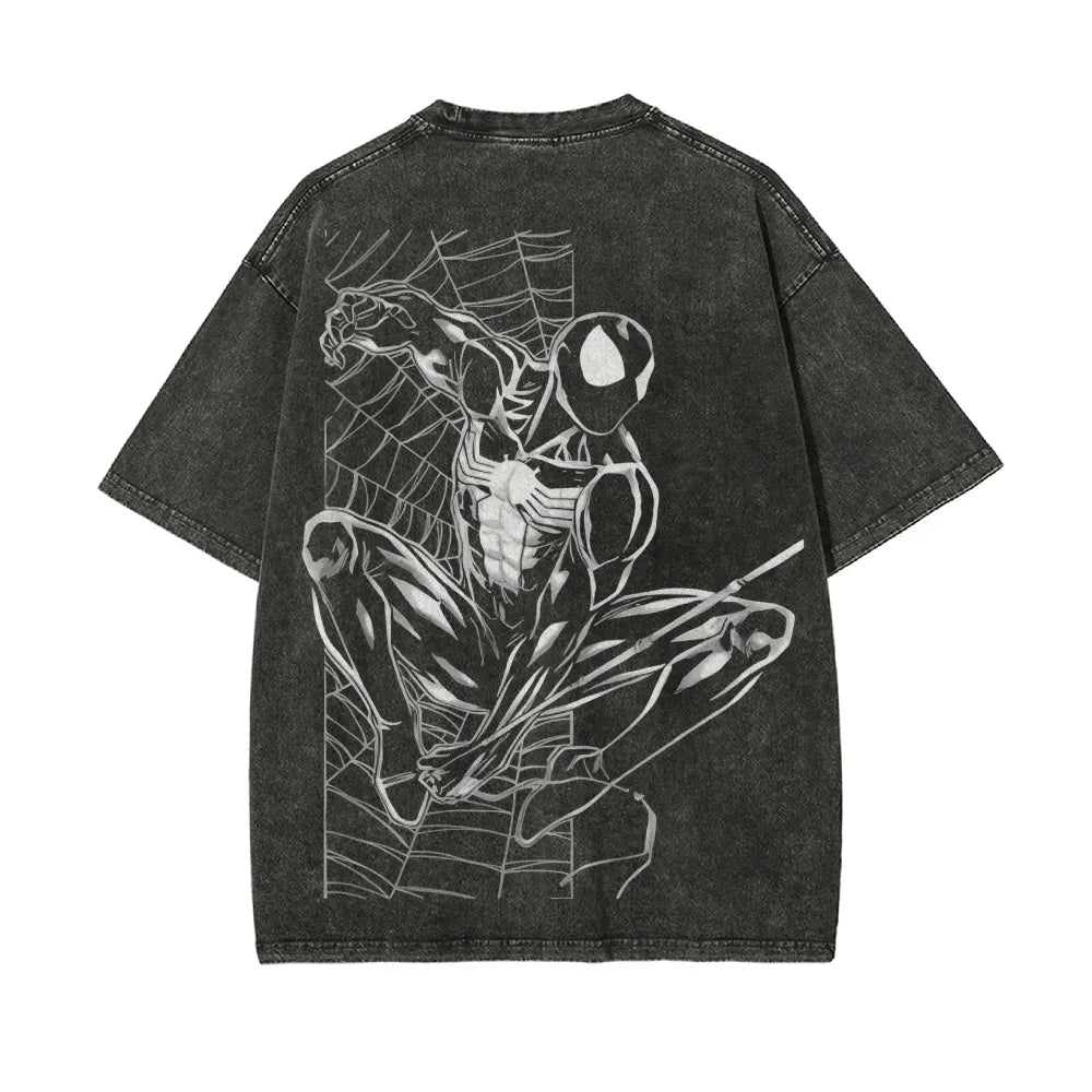 T-Shirt Oversize Spider-Man Noir - Symbiote