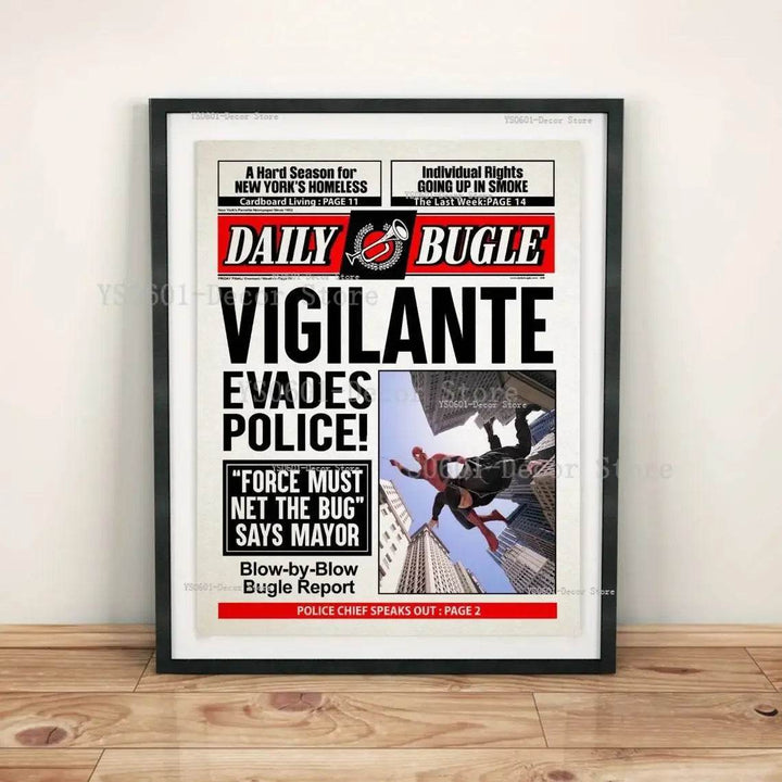 Poster Spider-Man Article du Daily Bugle
