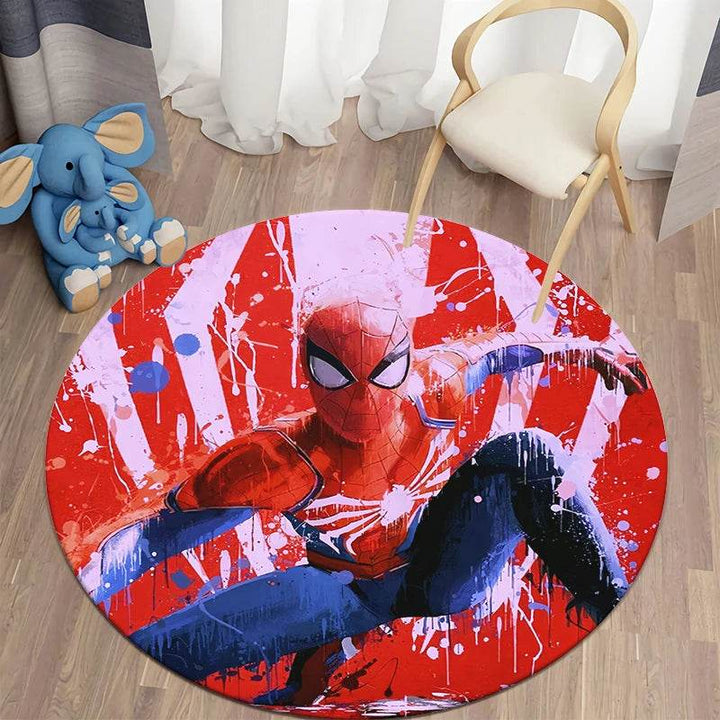 Tapis Rond Spider-Man Coloré