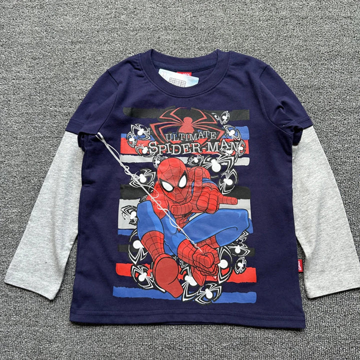 T-Shirt Spider-Man Manche Longue pour Enfant Imprimé Vintage