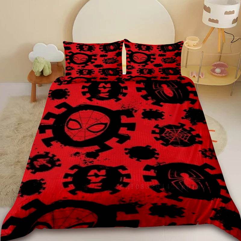Housse de Couette 3 Pièces Logo Spider-Man