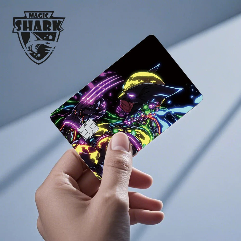 Autocollant de Carte Bancaire Spider-Man et Symbiote