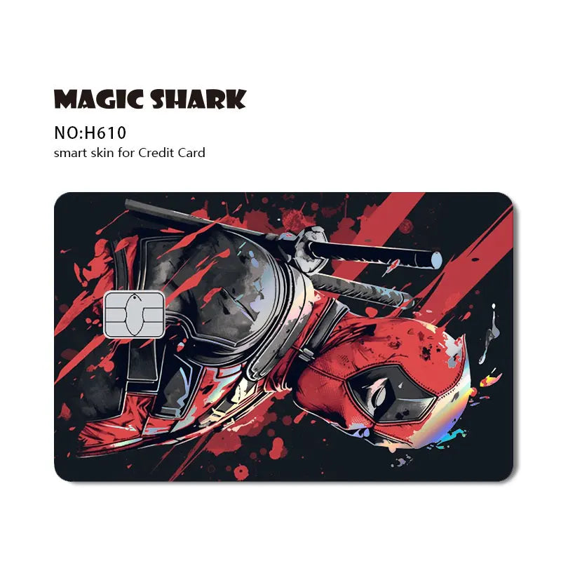 Autocollant de Carte Bancaire Spider-Man et Symbiote