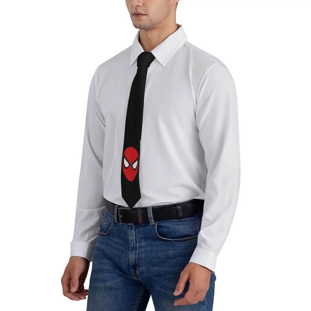 Cravate Spider-Man Blanche et Rouge