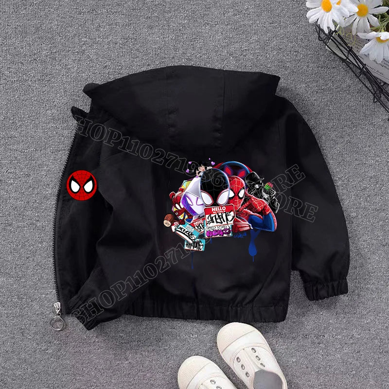 Veste Spider-Man Coupe Vent pour Enfant