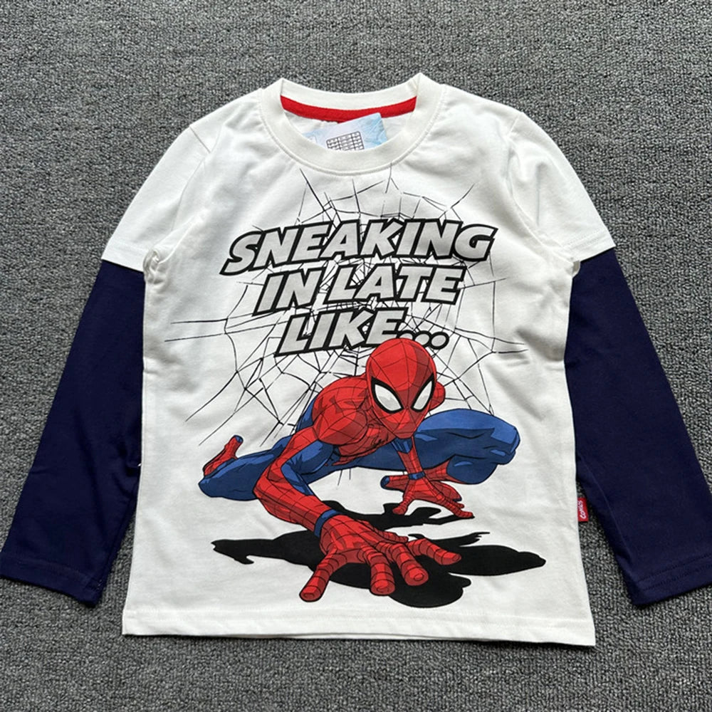 T-Shirt Spider-Man Manche Longue pour Enfant Graphique