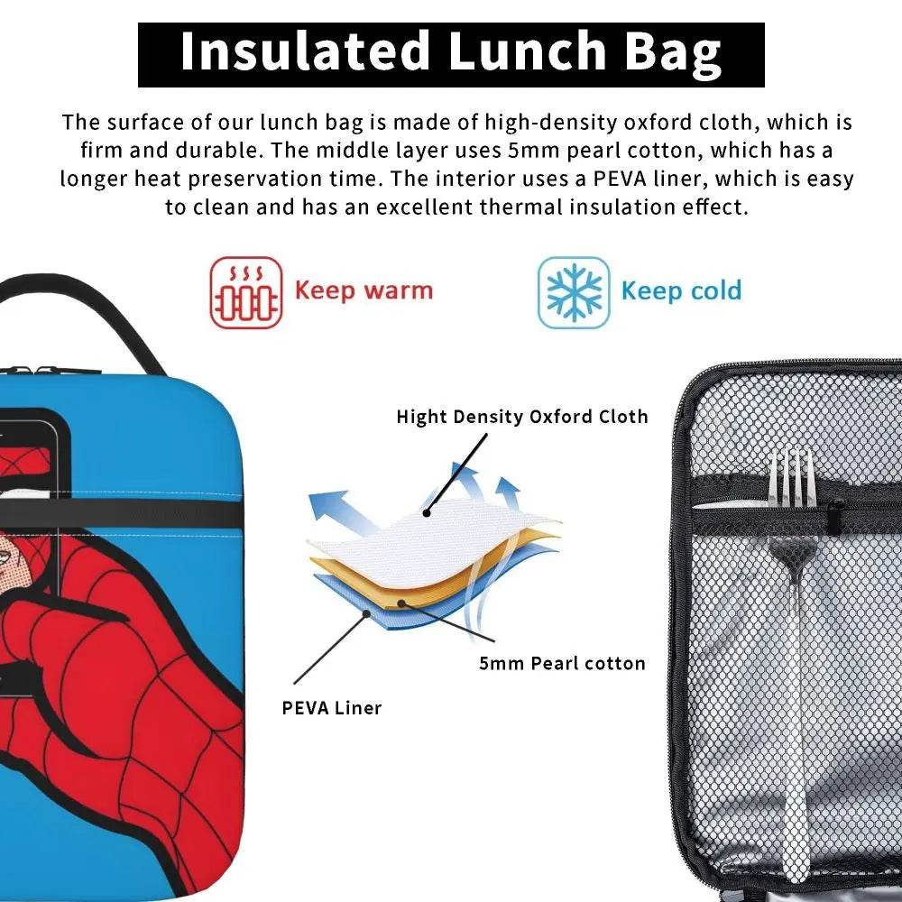 Lunch Bag Spider-Man et le Logo Araignée