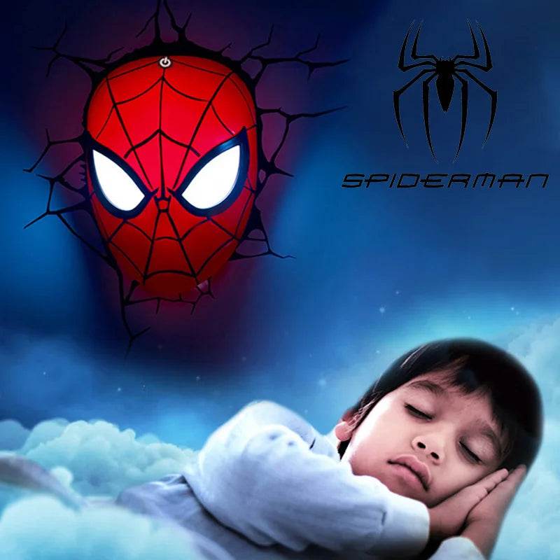Lampe Veilleuse Masque Spider-Man