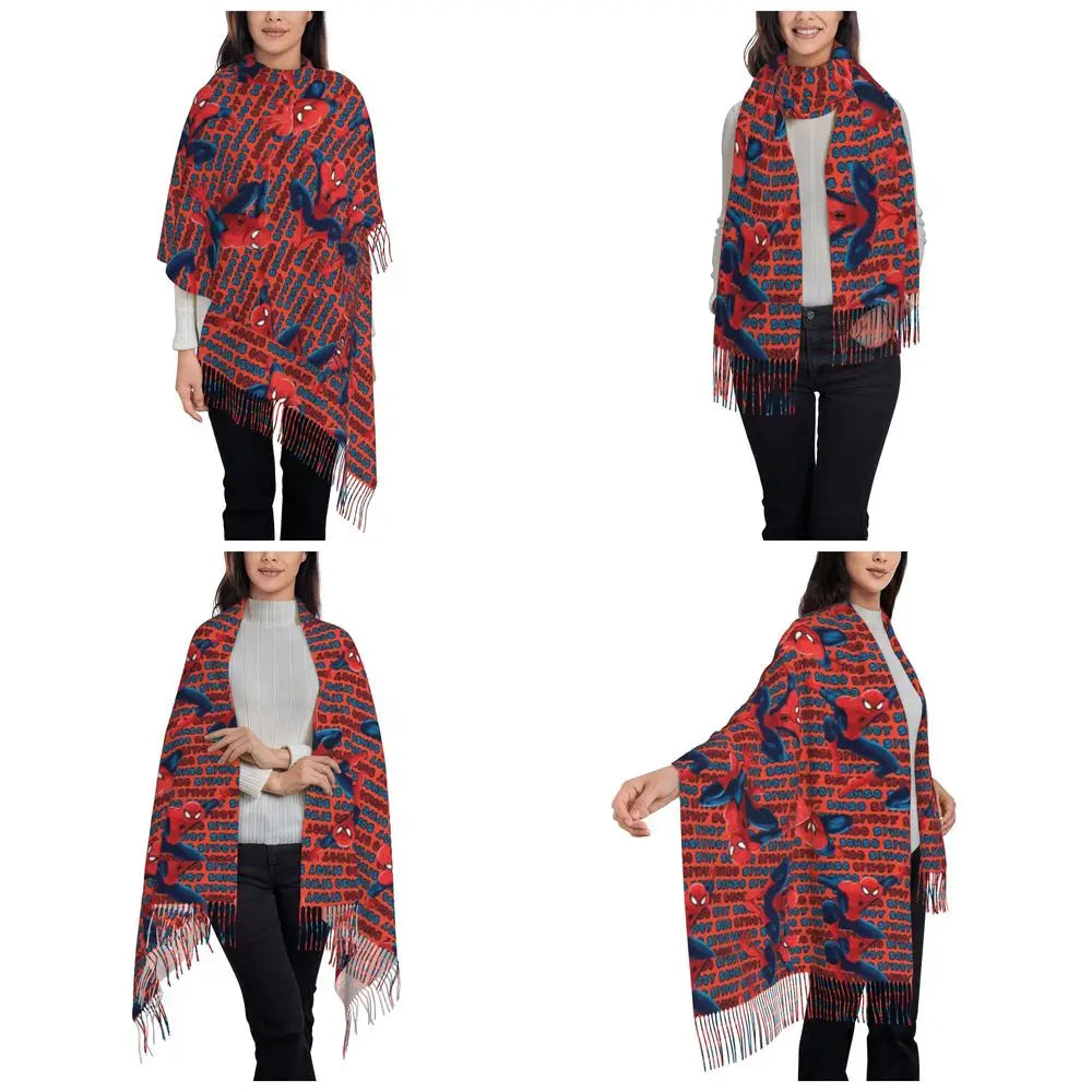 Châle Spider-Man et Hello Kitty