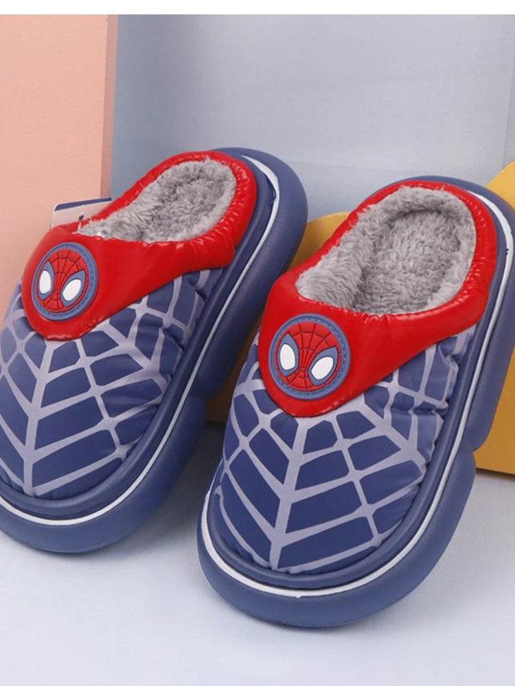 Chausson D'Hiver en Laine Chaude Spider-Man