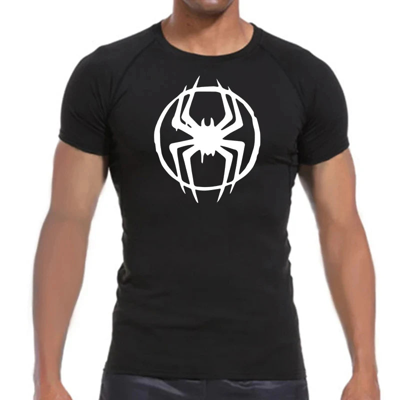 T-Shirt de Compression Manche Courte Spider-Man Miles Morales