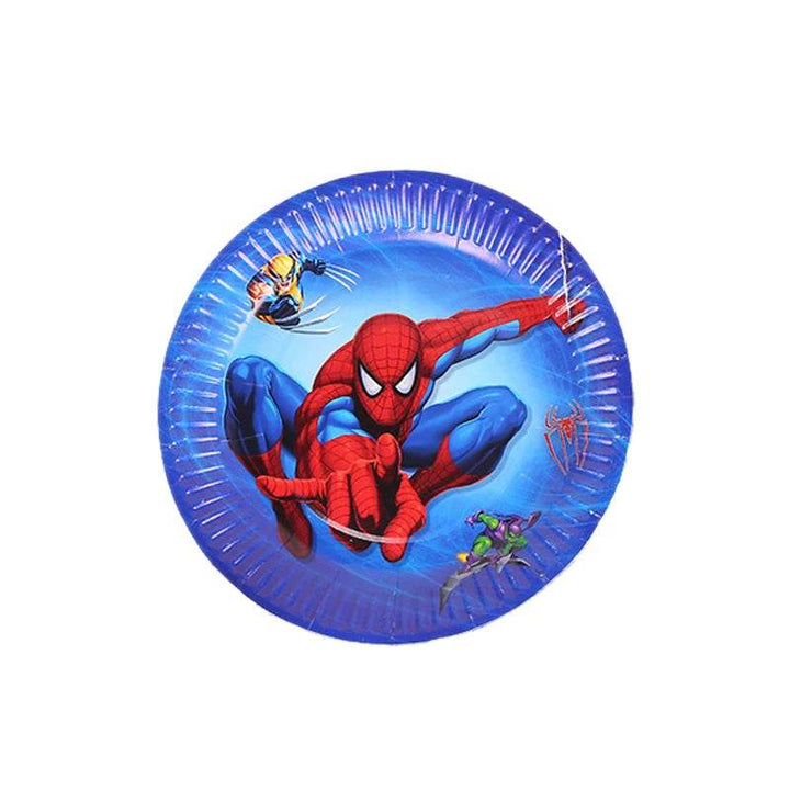 Décoration Anniversaire Spider-Man - Assiettes en Carton