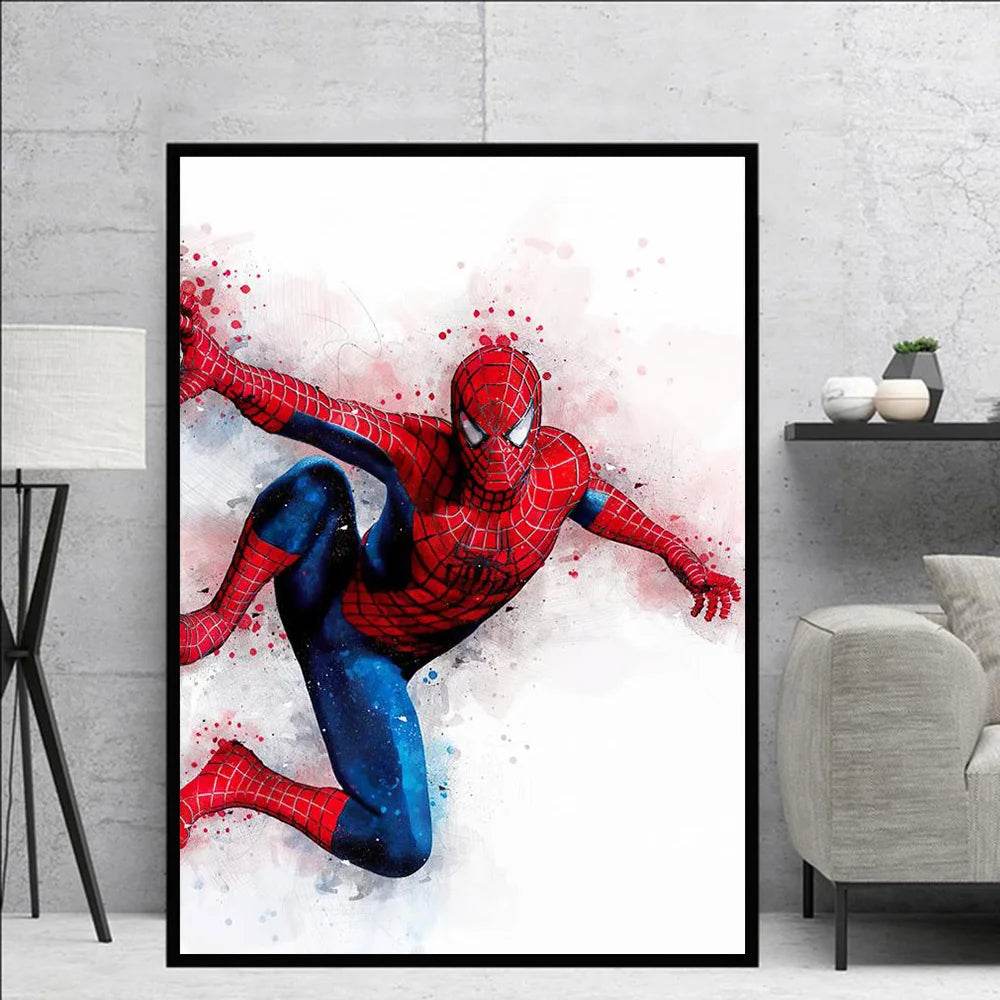 Poster Spider-Man Effet Peinture