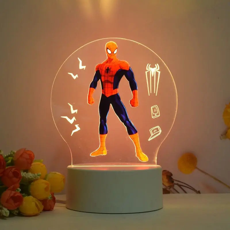 Lampe Veilleuse Spider-Man avec Logo
