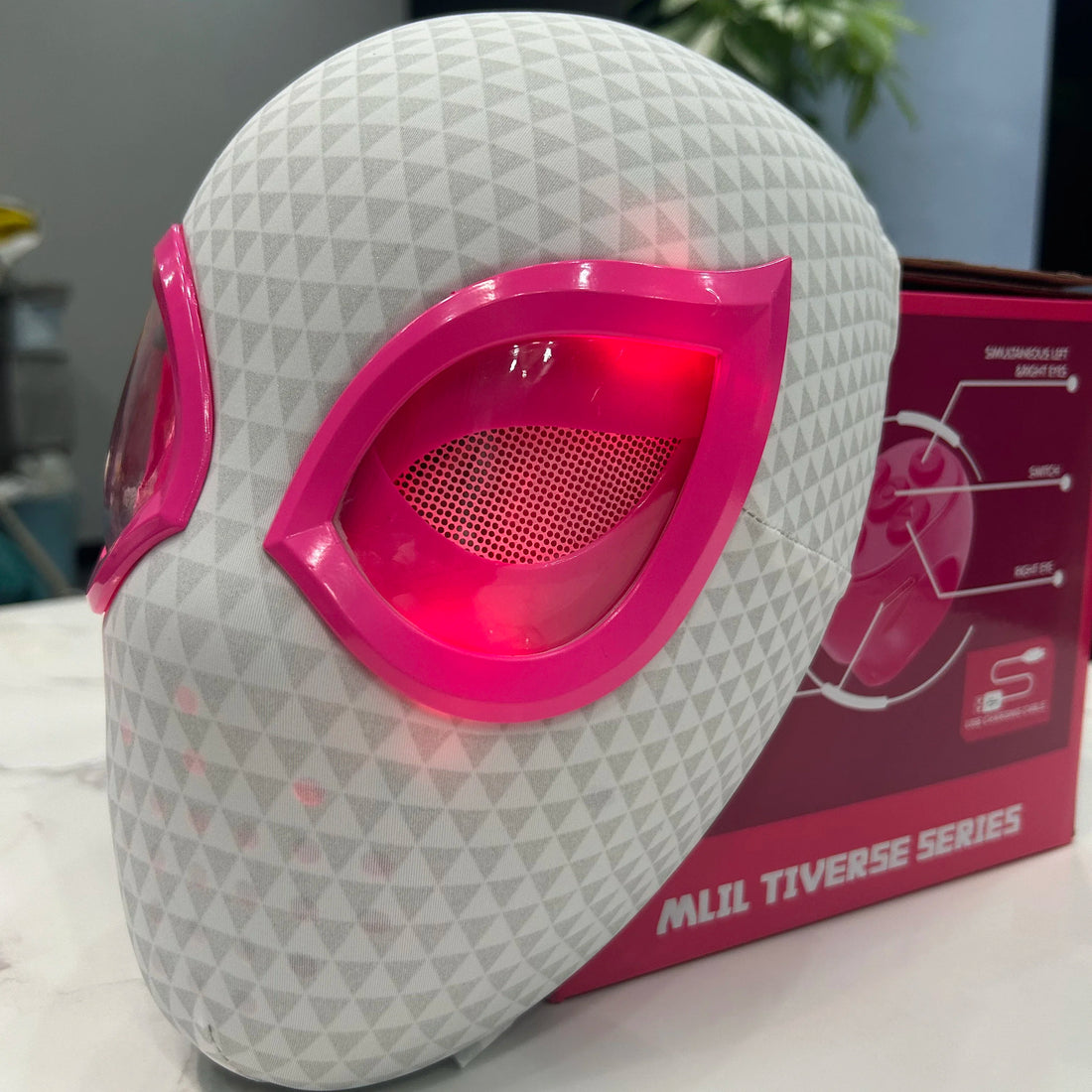 Masque Spider-Man - Spidergwen New Generation Amovible