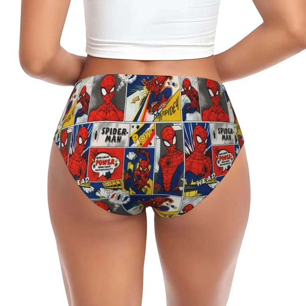 Culotte Spider-Man Noir et Blanc Retro
