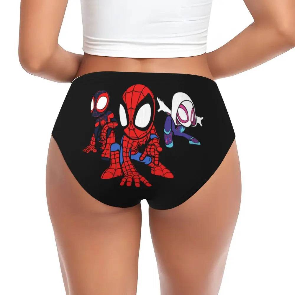 Culotte Spider-Man Noir et Blanc Retro