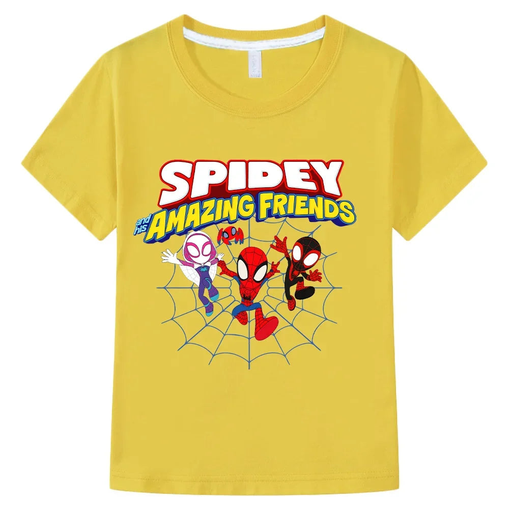 T-Shirt Spider-Man pour Enfant - Spidey et ses Amis Extraordinaires